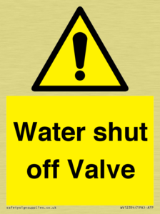 Water shut off Valve